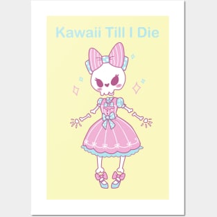 Kawaii Till I Die Posters and Art